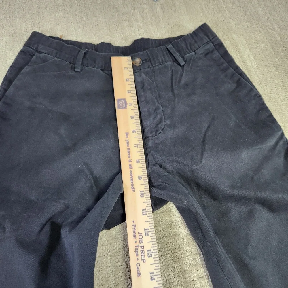 Bearbottom Chino Pants Men Medium 30x30 Cotton Blend Elastic Waist Black SlimFit